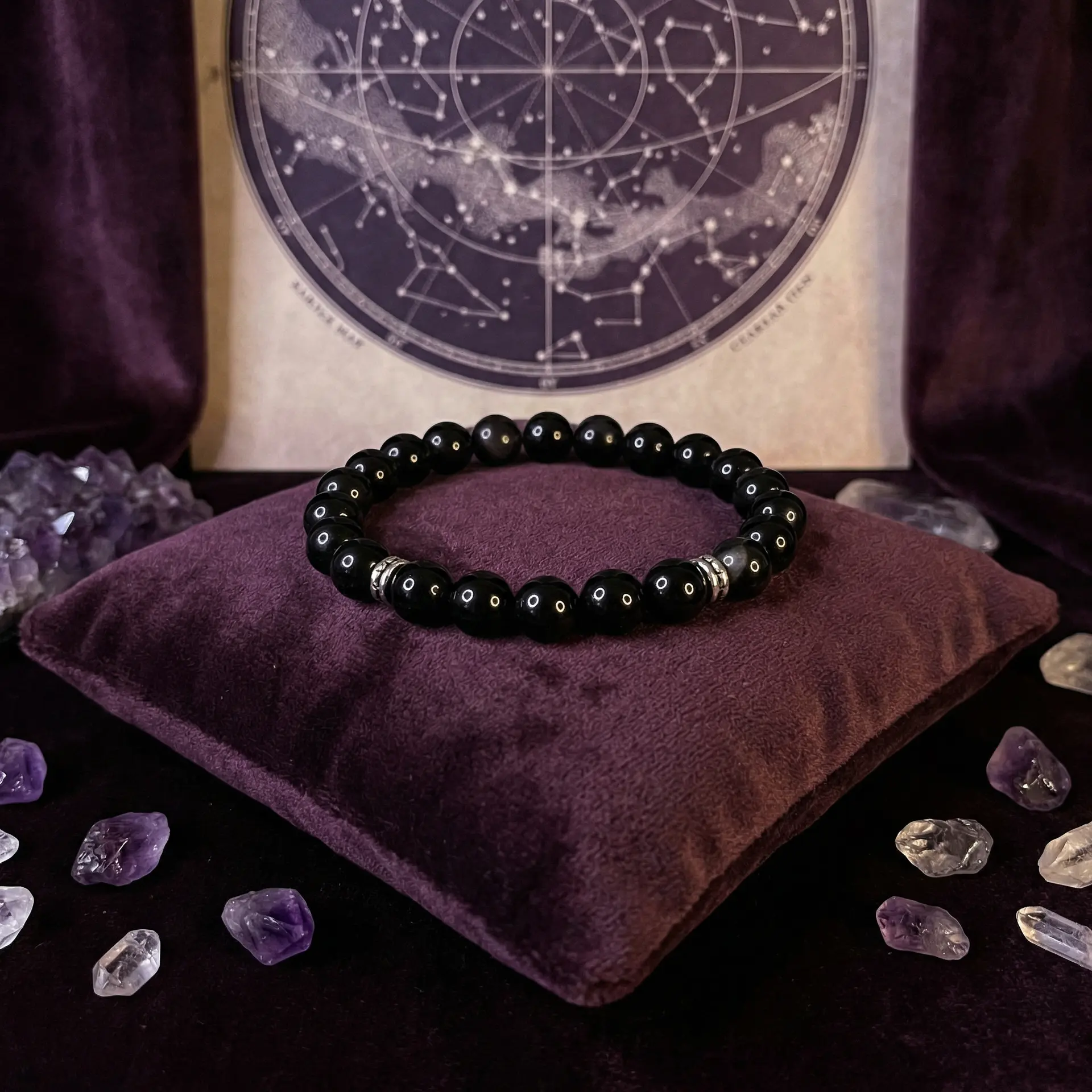 黑曜石手链 - 诡秘闺蜜 | 能量饰品